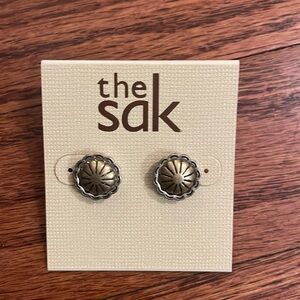 The Sak Earrings Concho Circle Stud fashion jewelry New